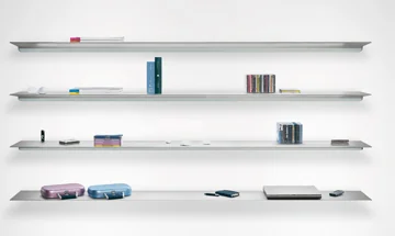 Regalsystem – in Aluminium eloxiert
